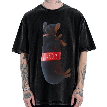 Doggy Cola Vintage Washed T-shirt