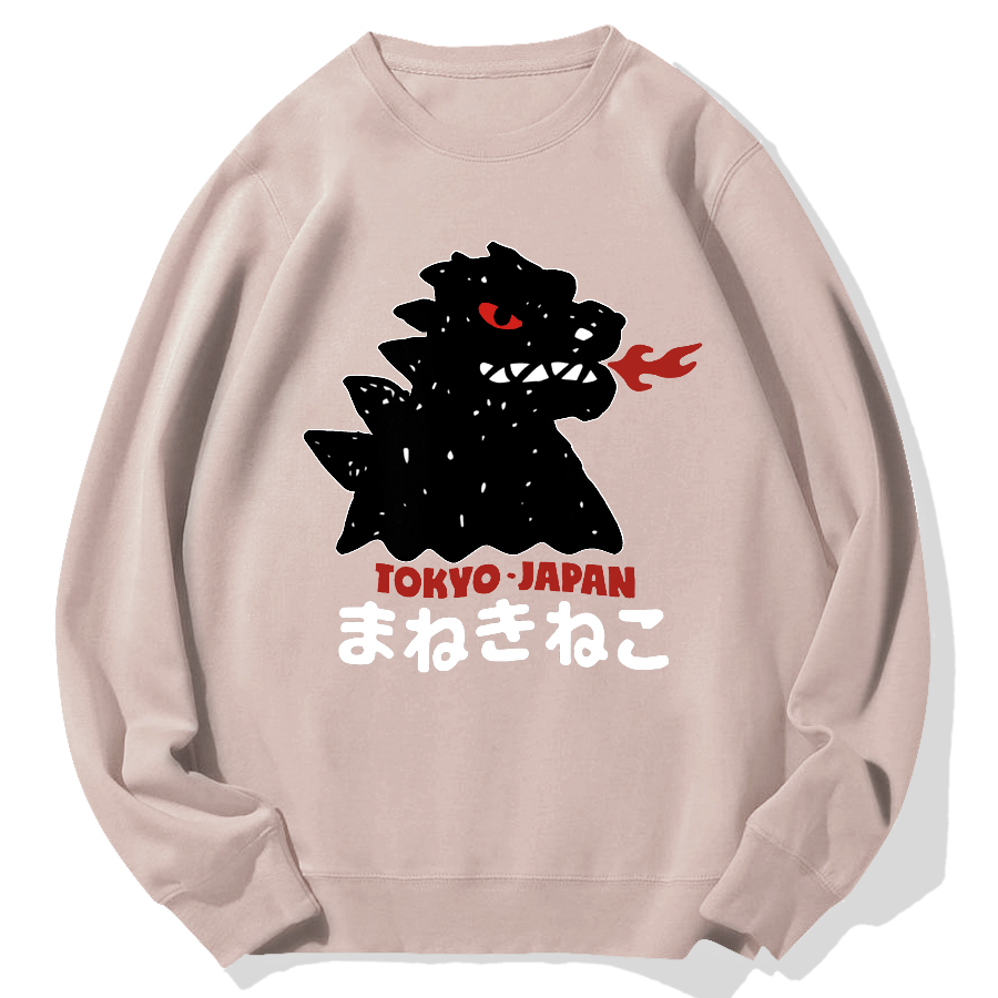 Lucky Monster Geek Cotton Sweatshirt