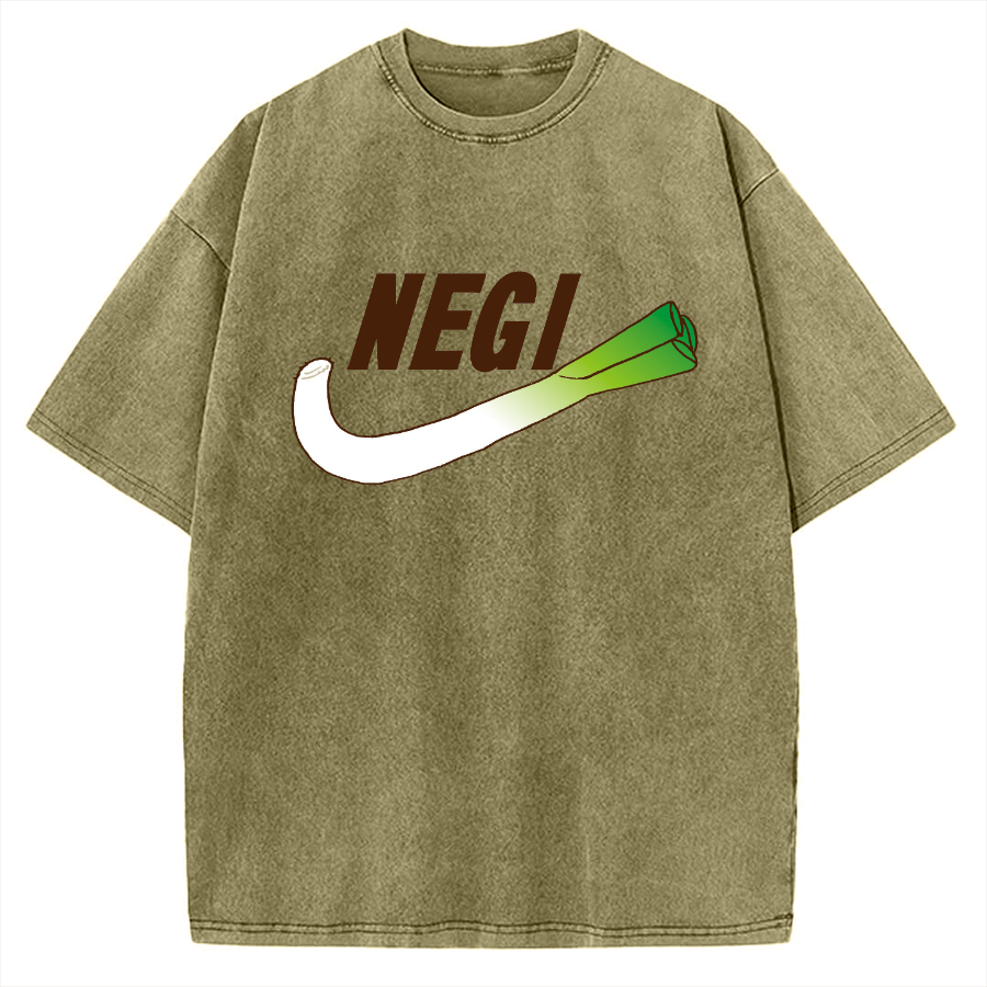 Negi Spring onion Vintage Washed T-shirt
