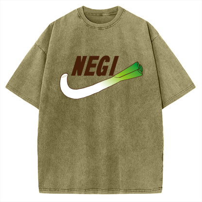 Negi Spring onion Vintage Washed T-shirt