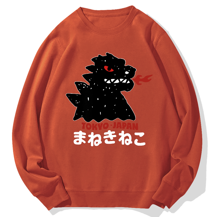 Lucky Monster Geek Cotton Sweatshirt