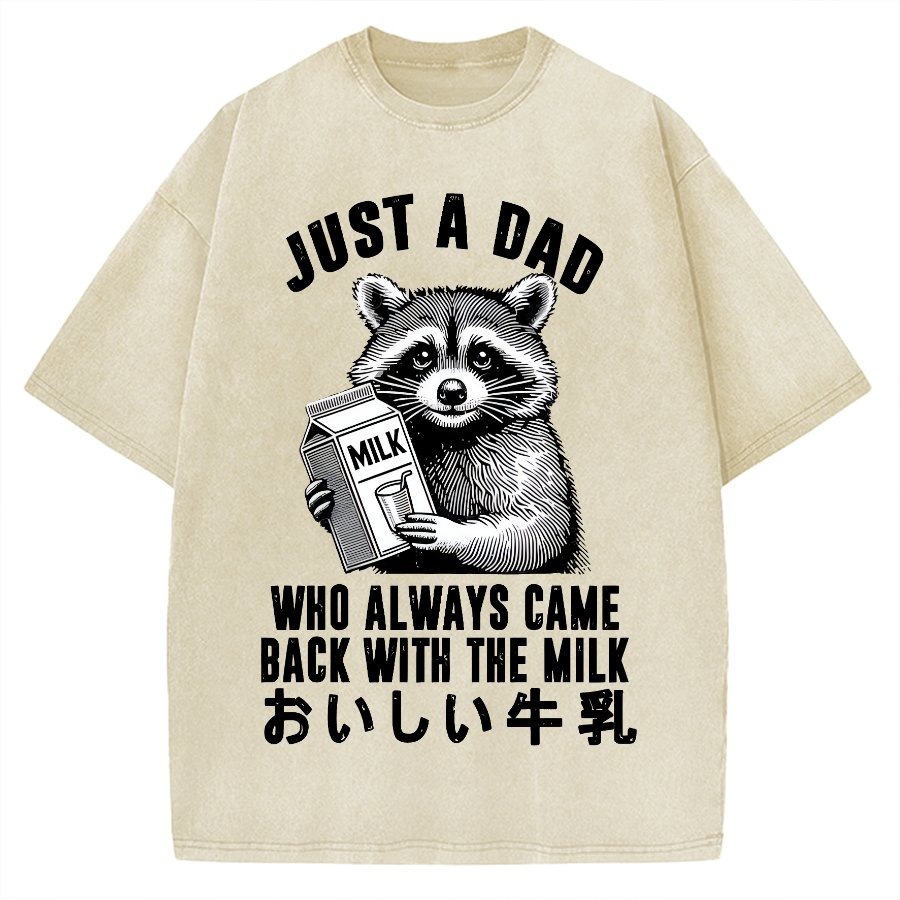 Tokyo-Assassin Father Brings Milk Vintage Washed T-shirt