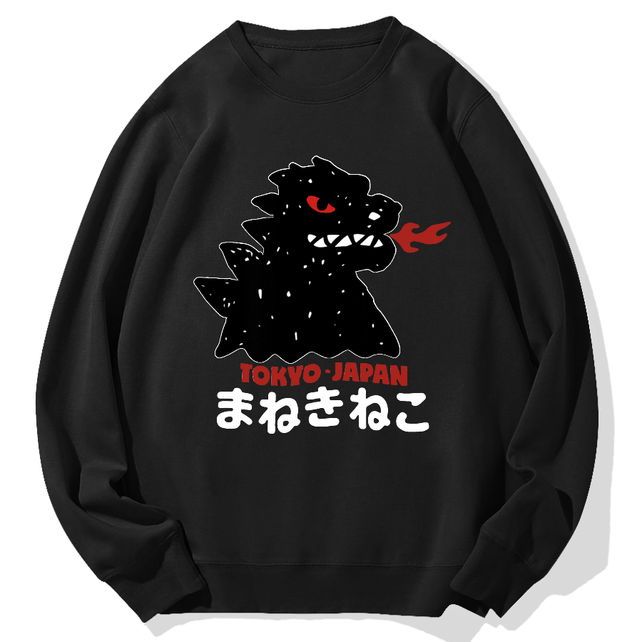 Lucky Monster Geek Cotton Sweatshirt