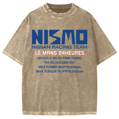 Nismo Nissan Racing Team Vintage Washed T-shirt