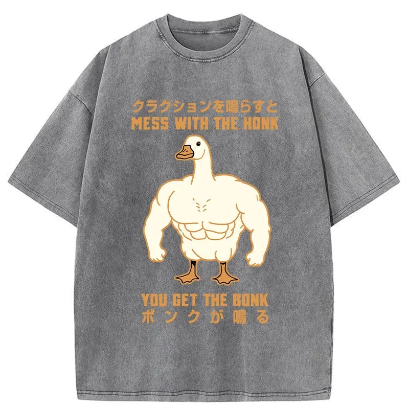 Tokyo-Assassin Strong Goose Japanese Washed T-Shirt