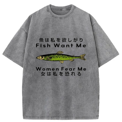 Tokyo-Assassin Fishing Essential Washed T-Shirt-Tokyo-Assassin