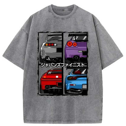 Tokyo-Assassin Japanese Car Washed T-Shirt-Tokyo Assassin