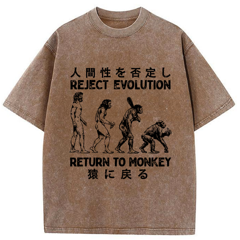 Tokyo-Assassin Return To Monkey Washed T-Shirt-Tokyo-Assassin