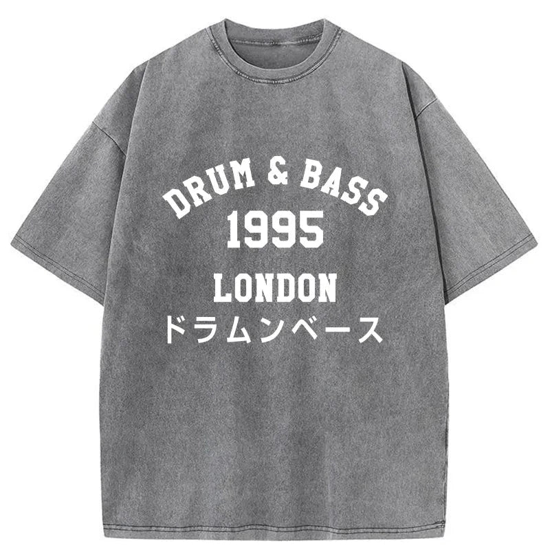 Tokyo-Assassin Drum & Bass 1995 Washed T-Shirt-Tokyo-Assassin