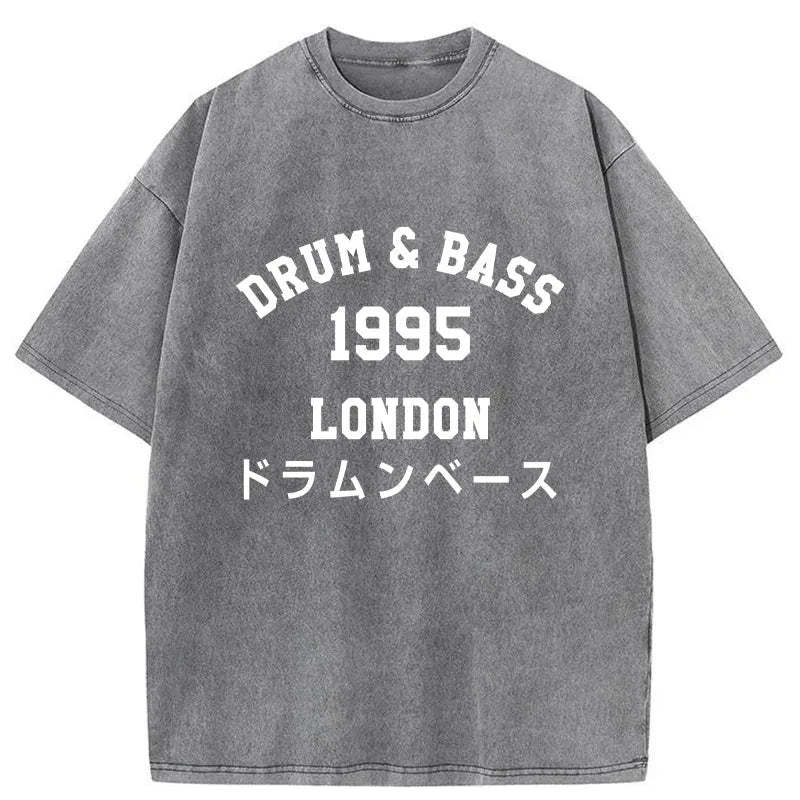 Tokyo-Assassin Drum & Bass 1995 Washed T-Shirt-Tokyo-Assassin