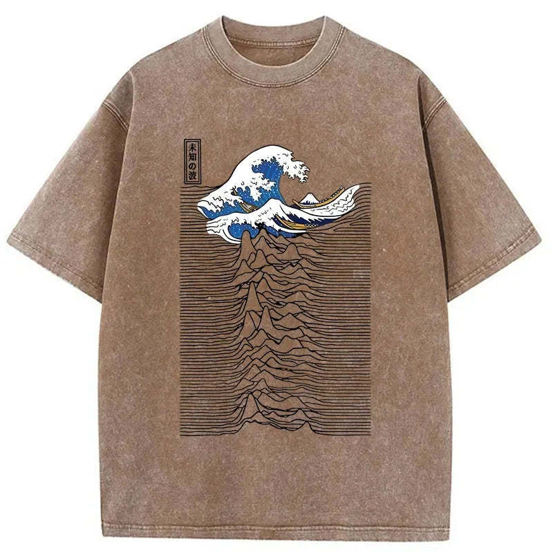 Tokyo-Assassin Music And Waves Washed T-Shirt-Tokyo Assassin