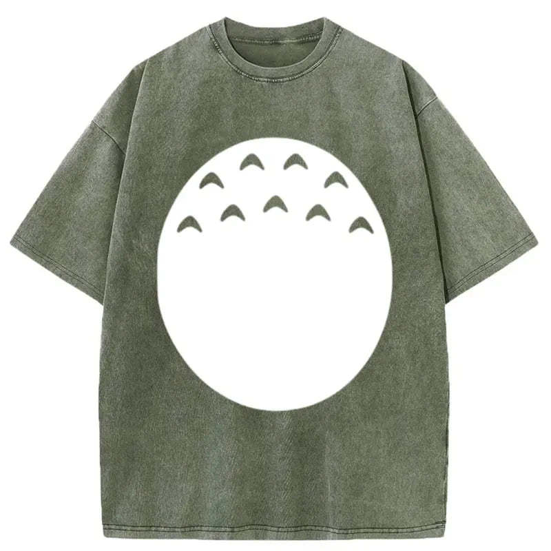 Tokyo-Assassin Soft And Cute Belly Washed T-Shirt-Tokyo-Assassin