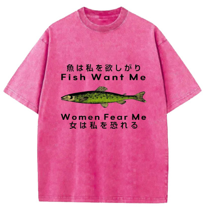 Tokyo-Assassin Fishing Essential Washed T-Shirt-Tokyo-Assassin