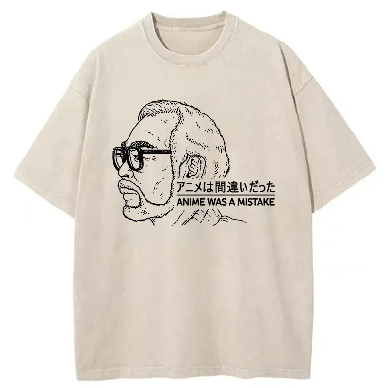 Tokyo-Assassin Anime Was A Mistake Washed T-Shirt-Tokyo Assassin