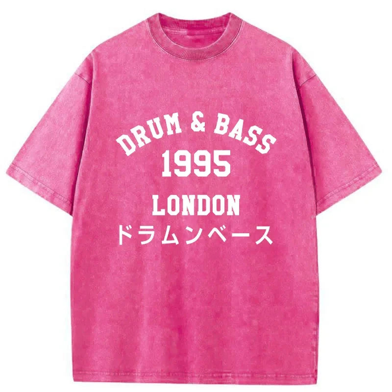 Tokyo-Assassin Drum & Bass 1995 Washed T-Shirt-Tokyo-Assassin