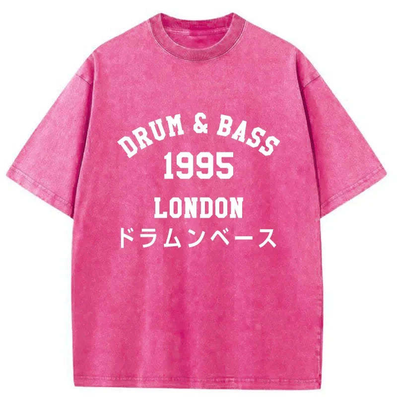 Tokyo-Assassin Drum & Bass 1995 Washed T-Shirt-Tokyo-Assassin