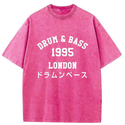 Tokyo-Assassin Drum & Bass 1995 Washed T-Shirt-Tokyo-Assassin