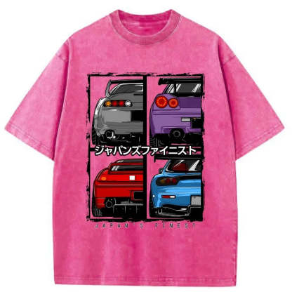 Tokyo-Assassin Japanese Car Washed T-Shirt-Tokyo Assassin