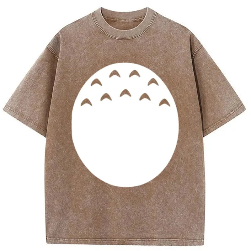 Tokyo-Assassin Soft And Cute Belly Washed T-Shirt-Tokyo-Assassin