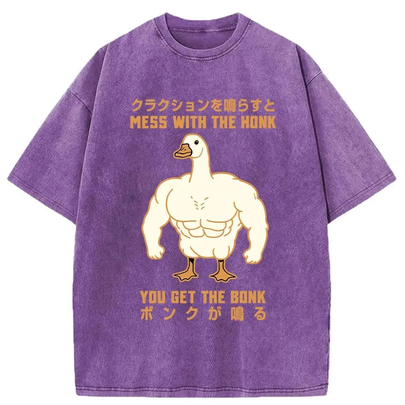 Tokyo-Assassin Strong Goose Japanese Washed T-Shirt