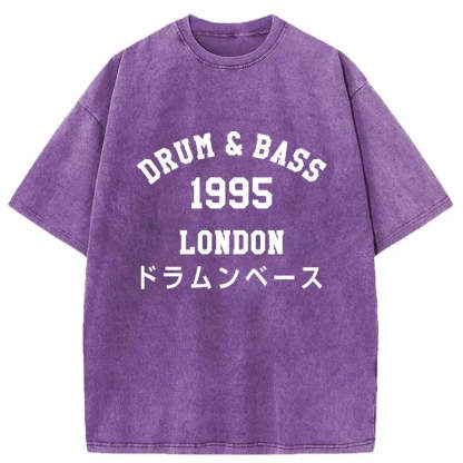 Tokyo-Assassin Drum & Bass 1995 Washed T-Shirt-Tokyo-Assassin