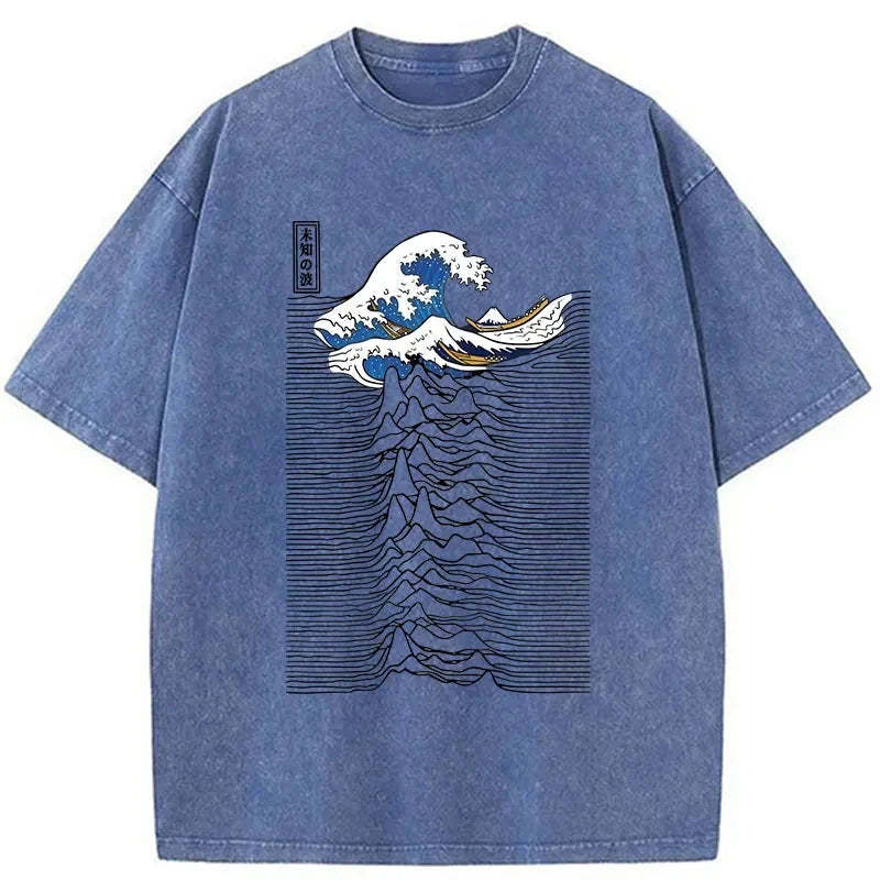 Tokyo-Assassin Music And Waves Washed T-Shirt-Tokyo Assassin