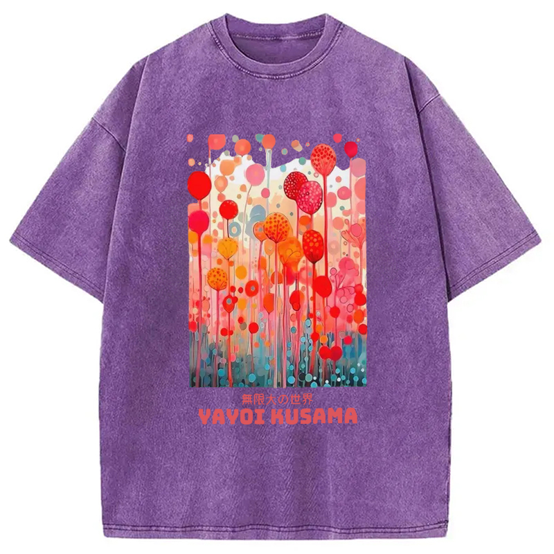 Tokyo-Assassin Artistic Creation Japanese Art Washed T-Shirt-Tokyo-Assassin