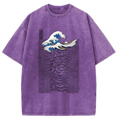 Tokyo-Assassin Music And Waves Washed T-Shirt-Tokyo Assassin