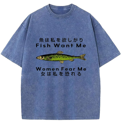 Tokyo-Assassin Fishing Essential Washed T-Shirt-Tokyo-Assassin