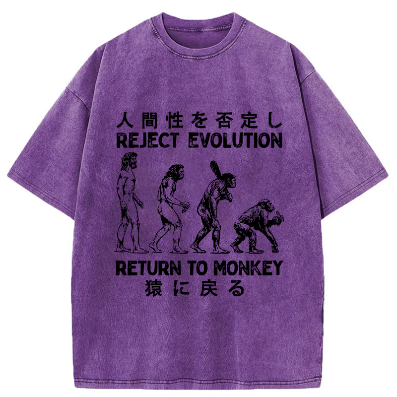 Tokyo-Assassin Return To Monkey Washed T-Shirt-Tokyo-Assassin