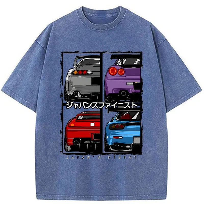 Tokyo-Assassin Japanese Car Washed T-Shirt-Tokyo Assassin
