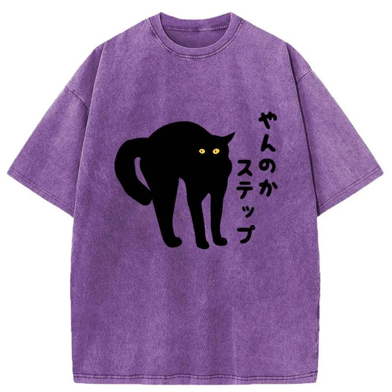Tokyo-Assassin Yanka Step Washed T-Shirt-Tokyo-Assassin