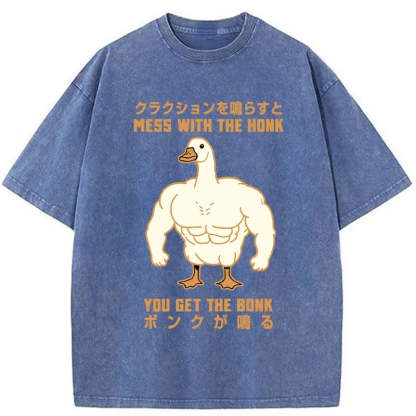 Tokyo-Assassin Strong Goose Japanese Washed T-Shirt