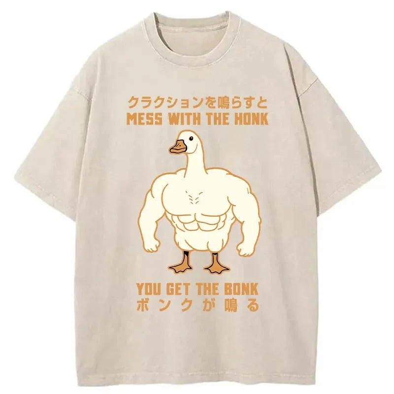 Tokyo-Assassin Strong Goose Japanese Washed T-Shirt