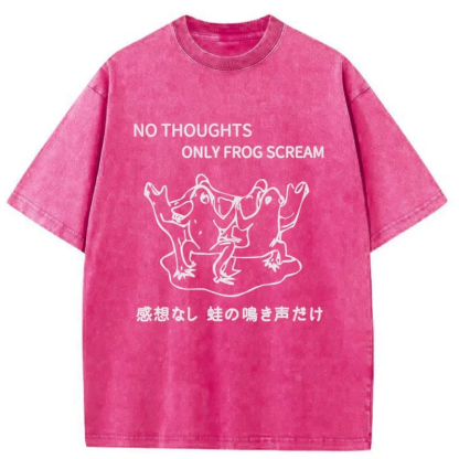 Tokyo-Assassin Only The Sound Of Frogs Washed T-Shirt-Tokyo-Assassin