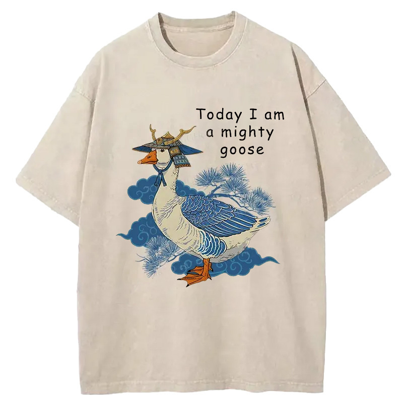 Tokyo-Assassin Mighty Goose Washed T-Shirt-Tokyo-Assassin