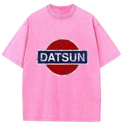 Tokyo-Assassin Datsun Vintage Car Washed T-Shirt