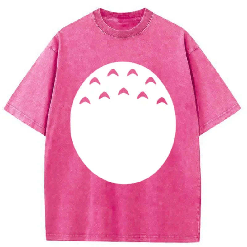 Tokyo-Assassin Soft And Cute Belly Washed T-Shirt-Tokyo-Assassin