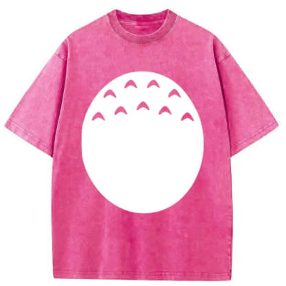 Tokyo-Assassin Soft And Cute Belly Washed T-Shirt-Tokyo-Assassin