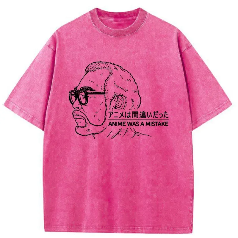 Tokyo-Assassin Anime Was A Mistake Washed T-Shirt-Tokyo Assassin