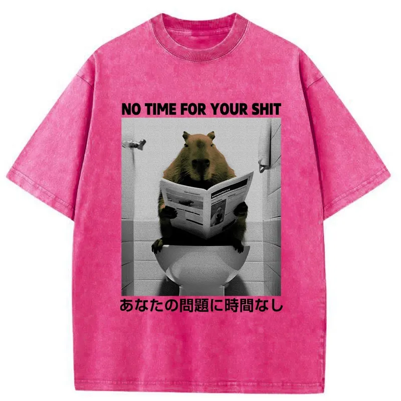 Tokyo-Assassin No Time For Your Shit Washed T-Shirt-Tokyo-Assassin