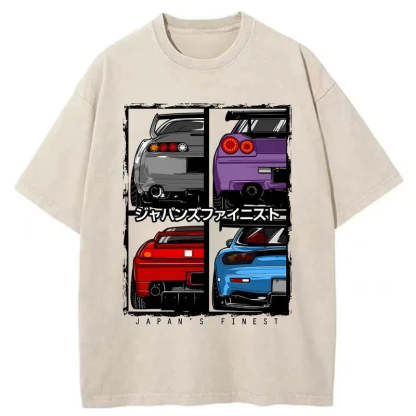 Tokyo-Assassin Japanese Car Washed T-Shirt-Tokyo Assassin