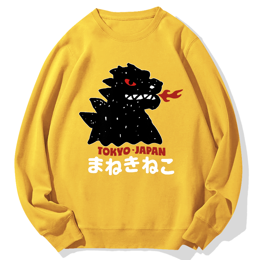 Lucky Monster Geek Cotton Sweatshirt