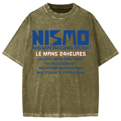 Nismo Nissan Racing Team Vintage Washed T-shirt