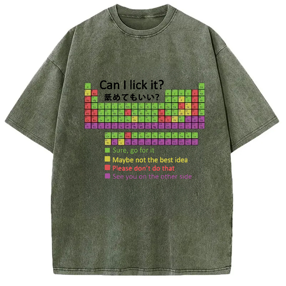 Tokyo-Assassin Can I Lick It Washed T-Shirt-Tokyo-Assassin