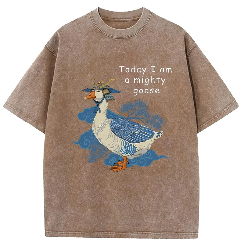 Tokyo-Assassin Mighty Goose Washed T-Shirt-Tokyo-Assassin