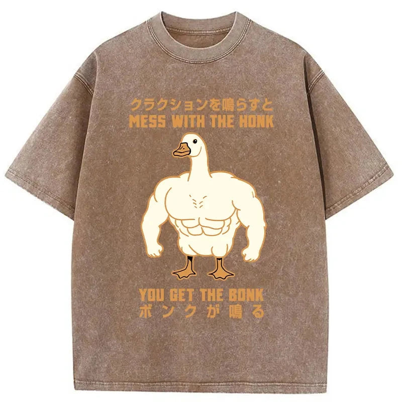 Tokyo-Assassin Strong Goose Japanese Washed T-Shirt