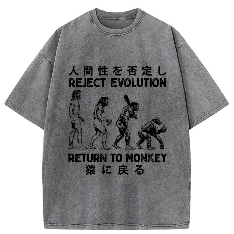 Tokyo-Assassin Return To Monkey Washed T-Shirt-Tokyo-Assassin