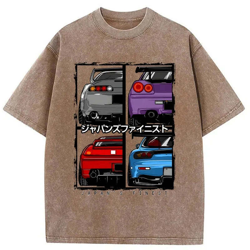 Tokyo-Assassin Japanese Car Washed T-Shirt-Tokyo Assassin