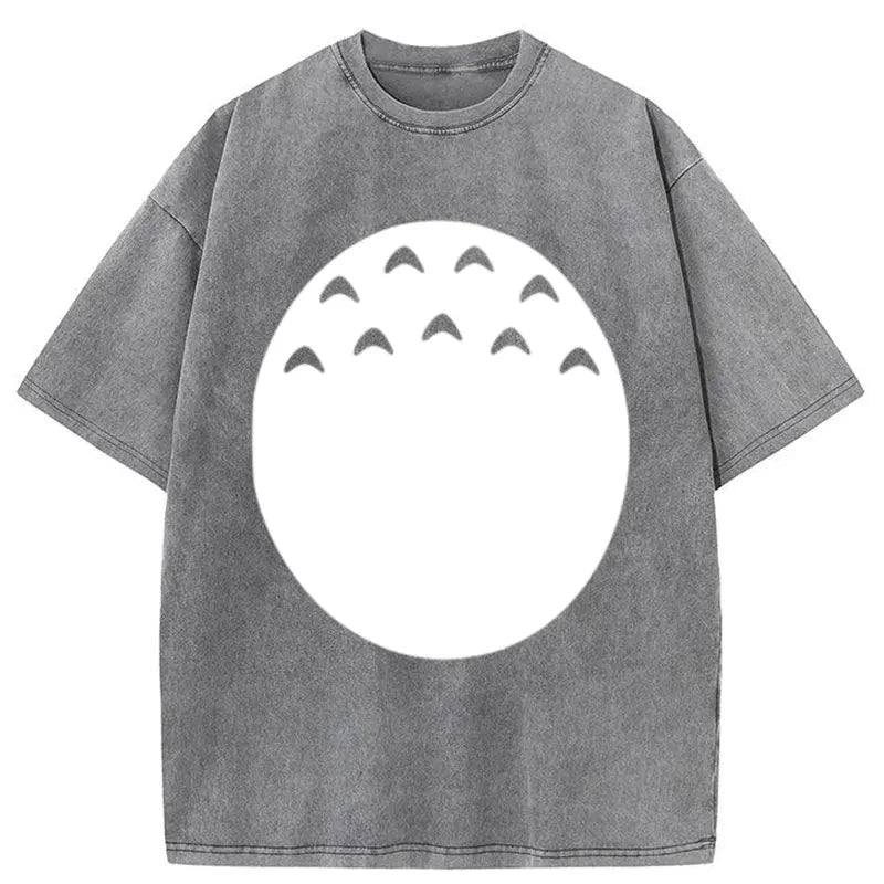 Tokyo-Assassin Soft And Cute Belly Washed T-Shirt-Tokyo-Assassin